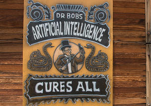 Snake Oil AI poster