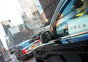 Uber car