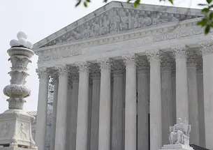 The U.S. Supreme Court is seen on June 29, 2023, the day it struck down affirmative action in college admissions. 