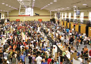 If there's an interest, there’s a club. Student organizations recruit new members at the Activities Fair in September.