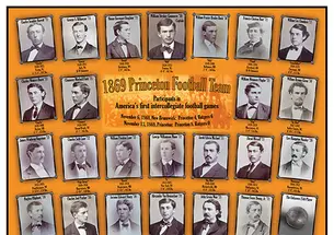 David Nathan ’90 located photos of 24 known players from the 1869 games.