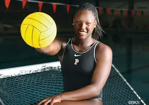 Ashleigh Johnson ’16 relishes her role as goalie, despite the pressure.