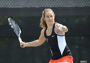 Lindsay Graff ’15 played in Princeton’s top singles spot for the last three seasons.