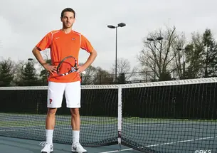 On arriving at Princeton, Matija Pecotic '13 hoped to work his way into the tennis team's lineup. He now is one of the top players in the country.
