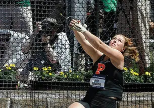 Olympic hopeful Julia Ratcliffe ’16 finished second in the NCAA hammer throw.