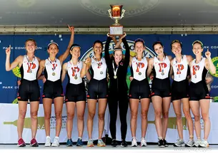 The Princeton women’s lightweight varsity eight