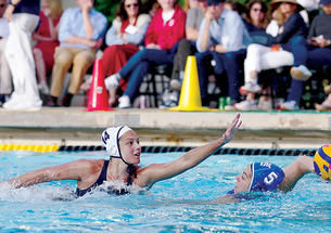 Jovana Sekulic ’26 playing water polo