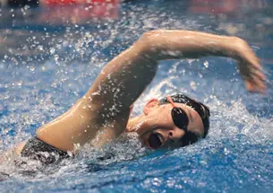 Megan Waters ’11 is one of the Princeton swimmers training for the Olympic trials.