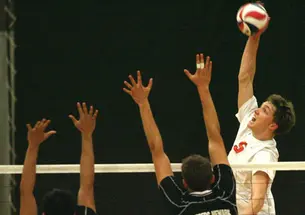 Men’s volleyball standout Cody Kessel ’15