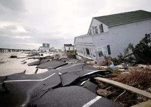 Ortley Beach, N.J., was a scene of devastation a month after Hurricane Sandy struck.