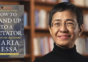 Author Maria Ressa and her book 