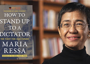 Author Maria Ressa and her book 