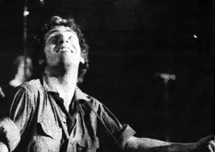 Bruce Springsteen and the E Street Band, 1978: Fans of New Jersey's best-known rocker enjoyed a legendary three-hour set at Jadwin -- and damaged the basketball court and indoor track. (Photo: Lee C. Ackerley '83)