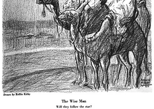 This cartoon by Rollin Kirby appeared in the Christmas 1921 issue of Life.