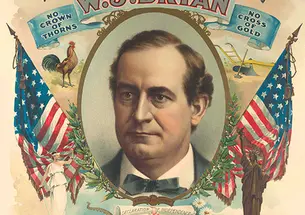 Campaign poster, William Jennings Bryan