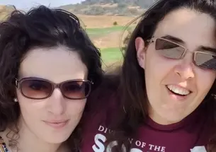 From left, Emma and Elizabeth Tsurkov