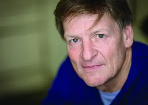 Acclaimed author Michael Lewis ’82 shown in 2019.