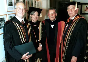 2001: After 15 years on the biology faculty, Shirley Tilghman is formally installed as Princeton’s 19th president Sept. 28, 2001. In her speech, Tilghman addresses the recent Sept. 11 terrorist attacks, saying that “history will judge us in the weeks 