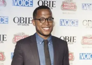 Branden Jacobs-Jenkins â06 at the Obies (Off-Broadway Awards) last week. (Shutterstock/Lev Radin)