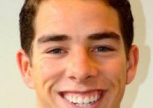Heps pole vault champion Adam Bragg â16 (Office of Athletic Communications)