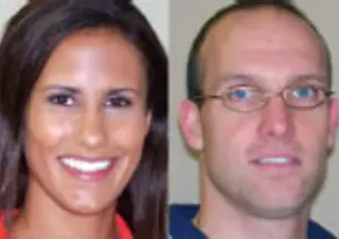 New coaches, from left, Chris Bates, Jolie Ward, Megan Bradley, Greg Hughes ’96, Sam Shweisky, and Marty Crotty ’98.