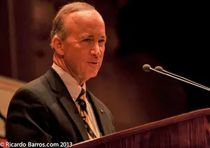 Wilson Award recipient Mitch Daniels ’71.