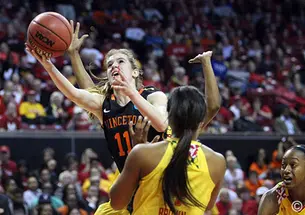 Blake Dietrick â15 scored 26 points, but the Tigers couldnât keep pace with the host Terrapins. (Beverly Schaefer)