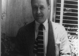 F. Scott Fitzgerald ’17 in 1937.  
