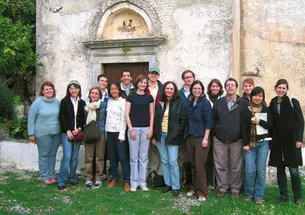 Thanks to the Program in Hellenic Studies, Princeton undergraduates and graduate students were able to spend nine memorable days in Crete in the spring of 2007 as part of Professor of Art and Archaeology Patricia Brown’s course on Venice and the Mediter