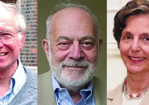 Three headshot photos