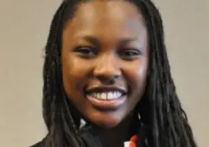 Goalie Ashleigh Johnson â16 was named MVP of the CWPA Tournament. (Office of Athletic Communications)