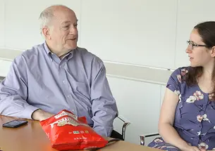 Daniel Kurtzer and Jessica Schreiber '20