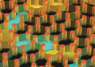 A team led by Princeton’s Paul Steinhardt and Salvatore Torquato has developed innovative structures known as hyperuniform disordered solids (shown in this model), which could lead to speedier computers and other technologies based on the manipulation o
