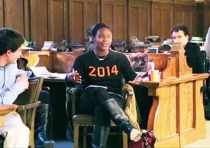 Senior thesis workshops are sources of “structure, solidarity, caffeine, pizza, and chocolate.”