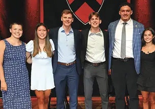 Attendees of the annual Gary Walters ’67 Princeton Varsity Club Awards Banquet 