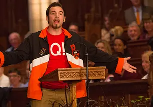 Jake Robertson ’15 at Class Day