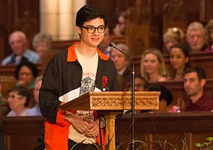 Andrew Sondern ’15 at Class Day