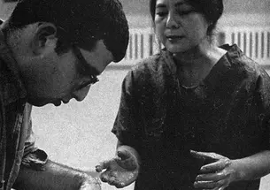 Toshiko Takaezu in 1967. (PAW Archives)