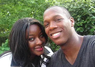 Veneka and Jared (Courtesy Veneka Chagwedera)