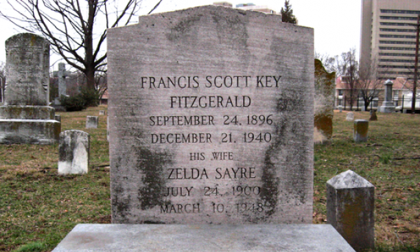 Fitzgerald’s gravesite in Rockville, Md.