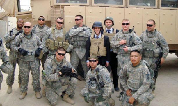 Daniel Serwer *77, back row, fourth from right: Baquba, Iraq, 2009