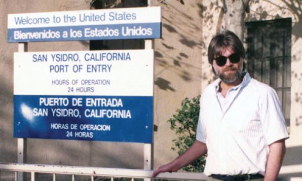 Massey at the U.S.-Mexico border in 1988, six years after the MMP was created.