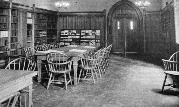 The new engineering lab library, 1928: on their own.