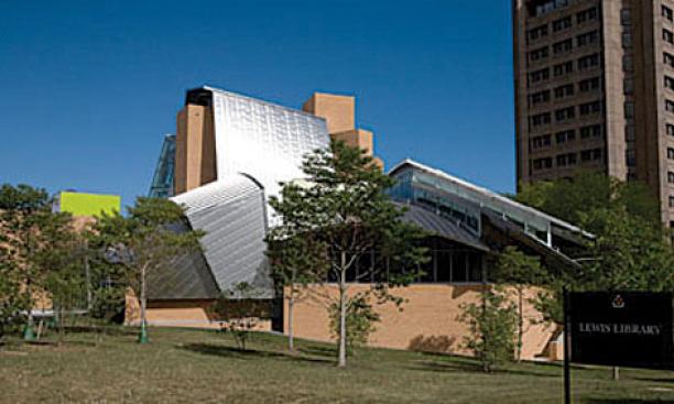 LEWIS LIBRARY: 2008, Frank Gehry and Craig Webb ’74 for Gehry Partners. 86,600