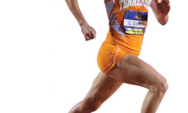 Liz Costello ’10 ran track as a University of ­Tennessee ­graduate student.