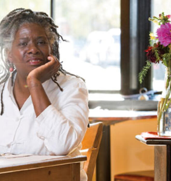Valerie Erwin ’79, chef and owner, Geechee Girl Rice Café, Philadelphia, Pa.
