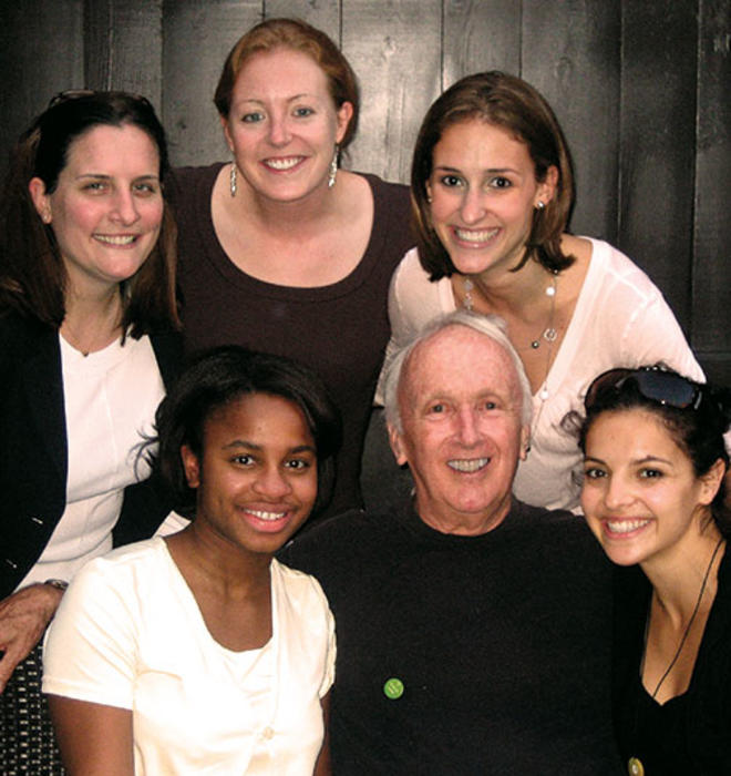 John Hall Fish ’55 with Princeton Project 55 fellows in 2007.