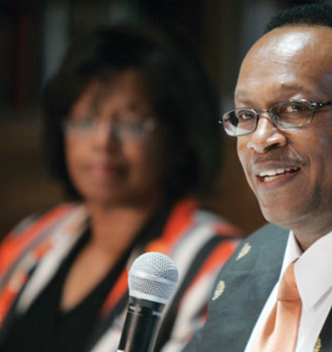 Charles “Steve” Dawson ’70 was among the early African-American students at Princeton. At Reunions, he and others participated in an oral-history project, Blacks in the Ivy League.