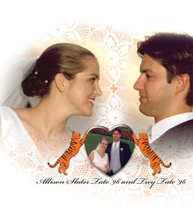 Allison Slater Tate ’96 and Trey Tate ’96