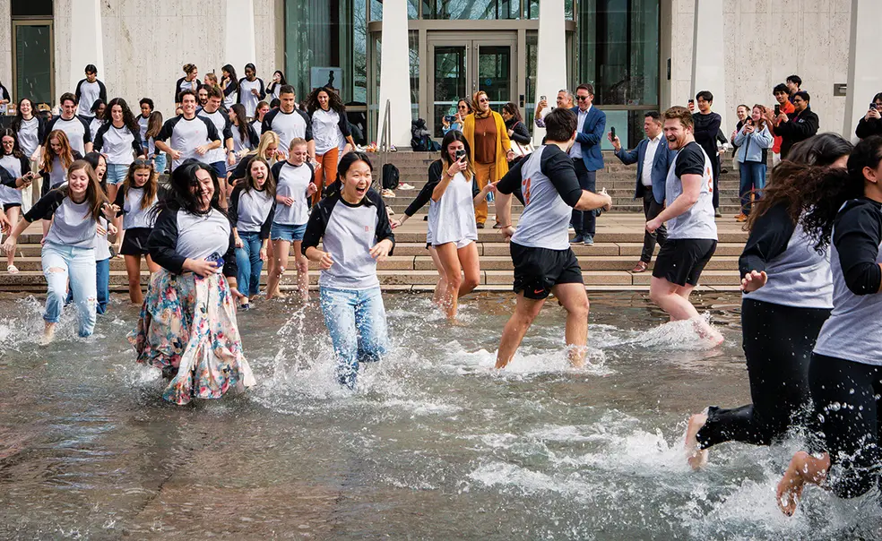 Campus Photo: Making a Splash Campus Photo: Making a Splash